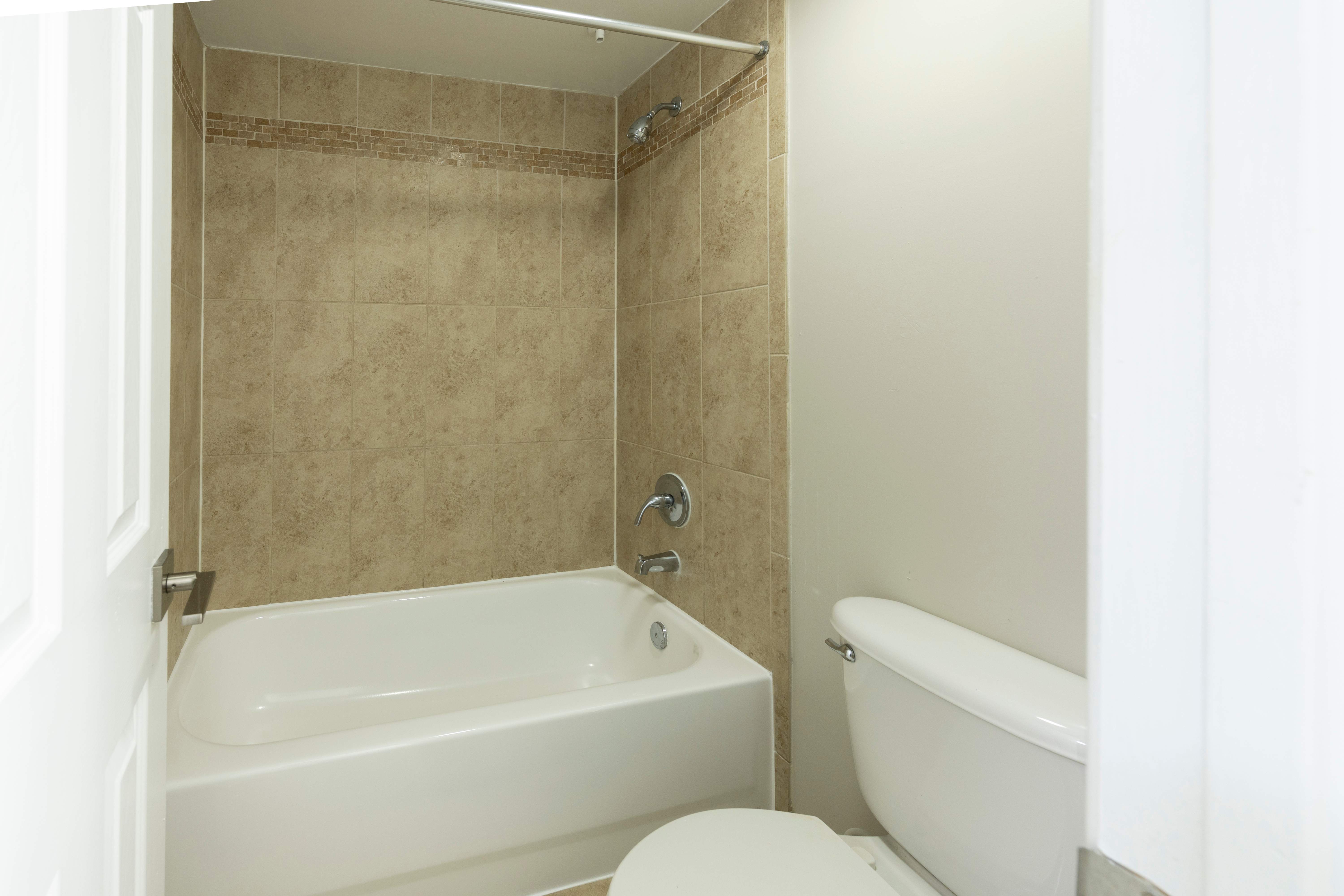 Bathroom with tub