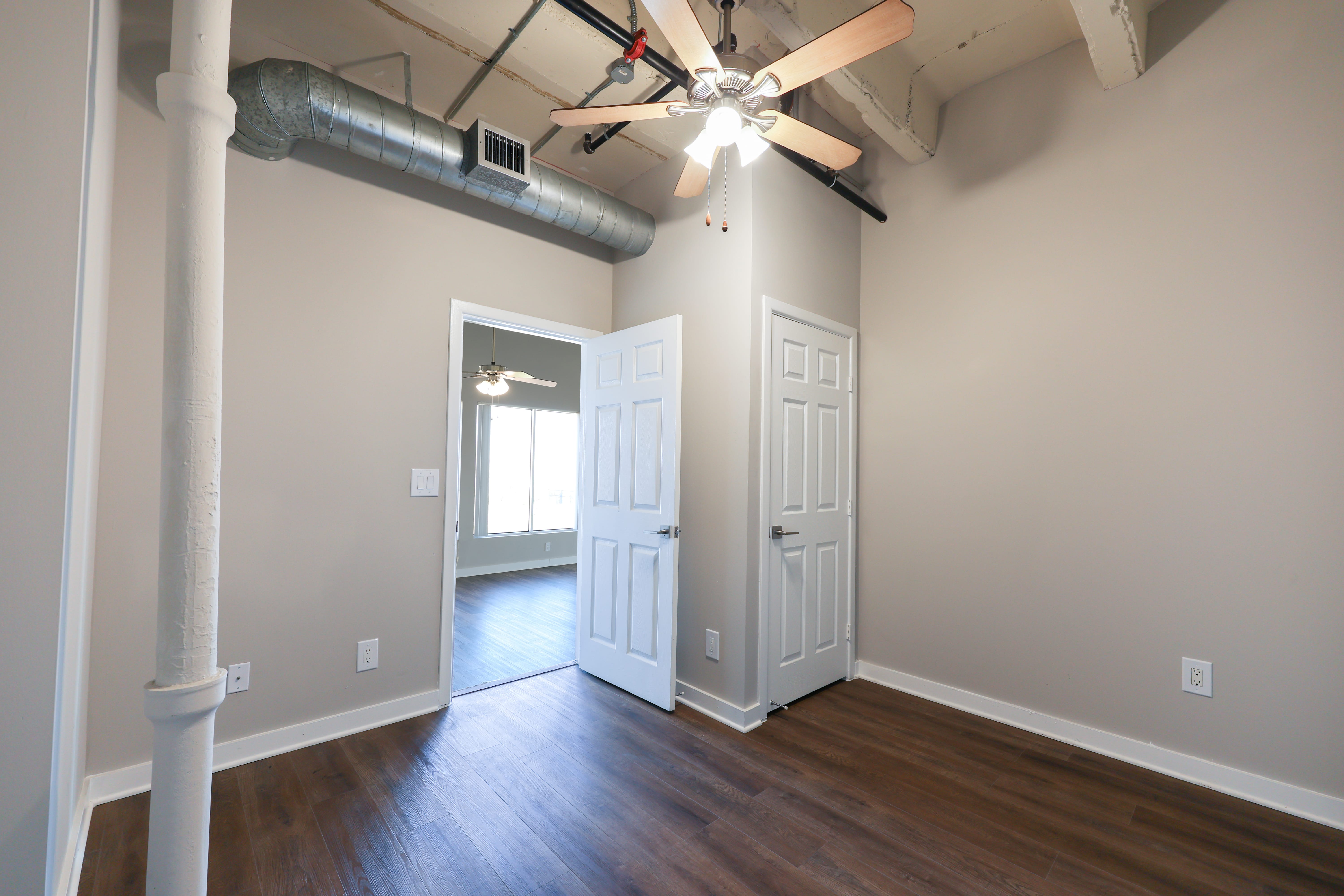 Exposed architectural ceilings