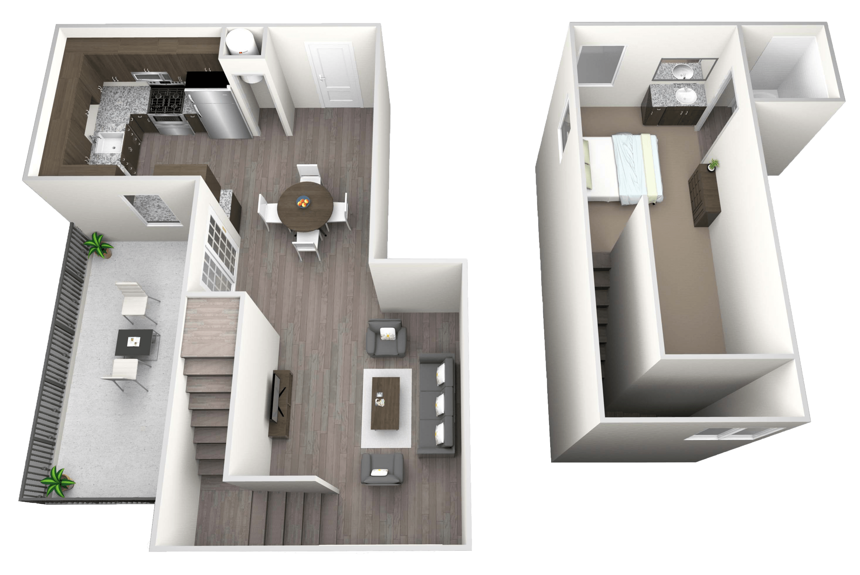 Penthouse Loft floor plan drawing