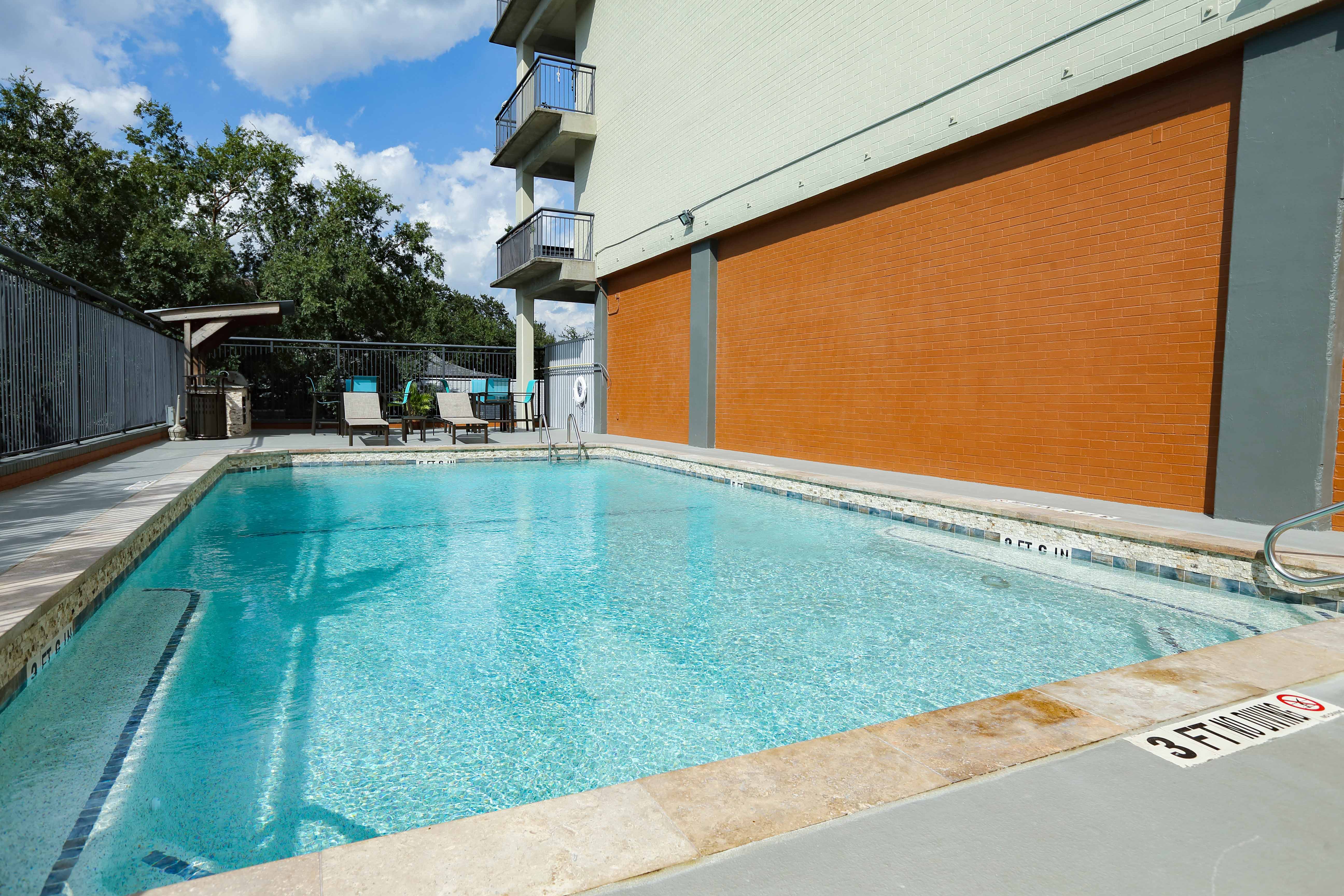 Pool deck seating