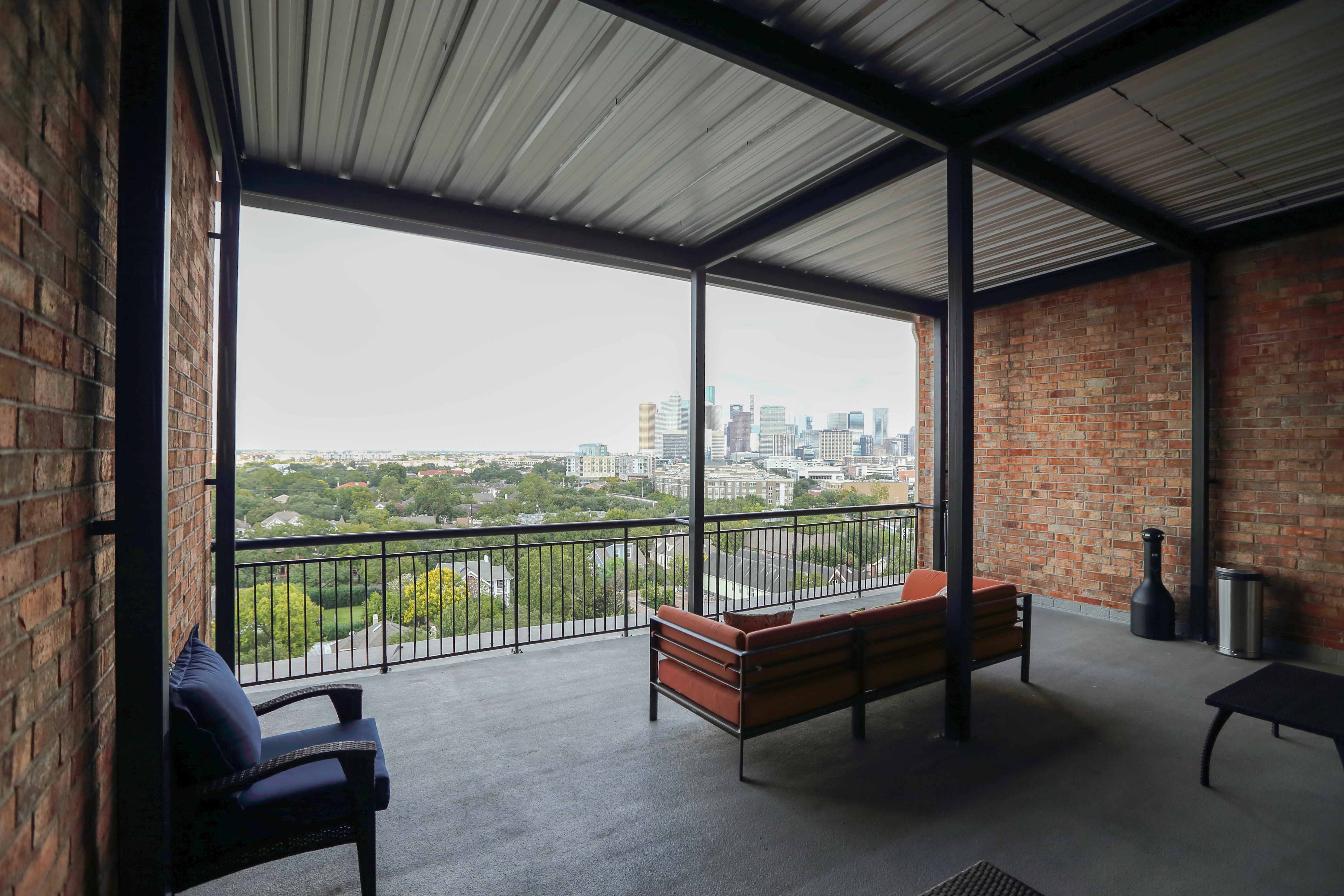 Rooftop patio